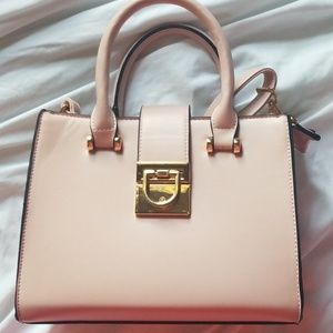 Vegan Leather Light Pink Handbag